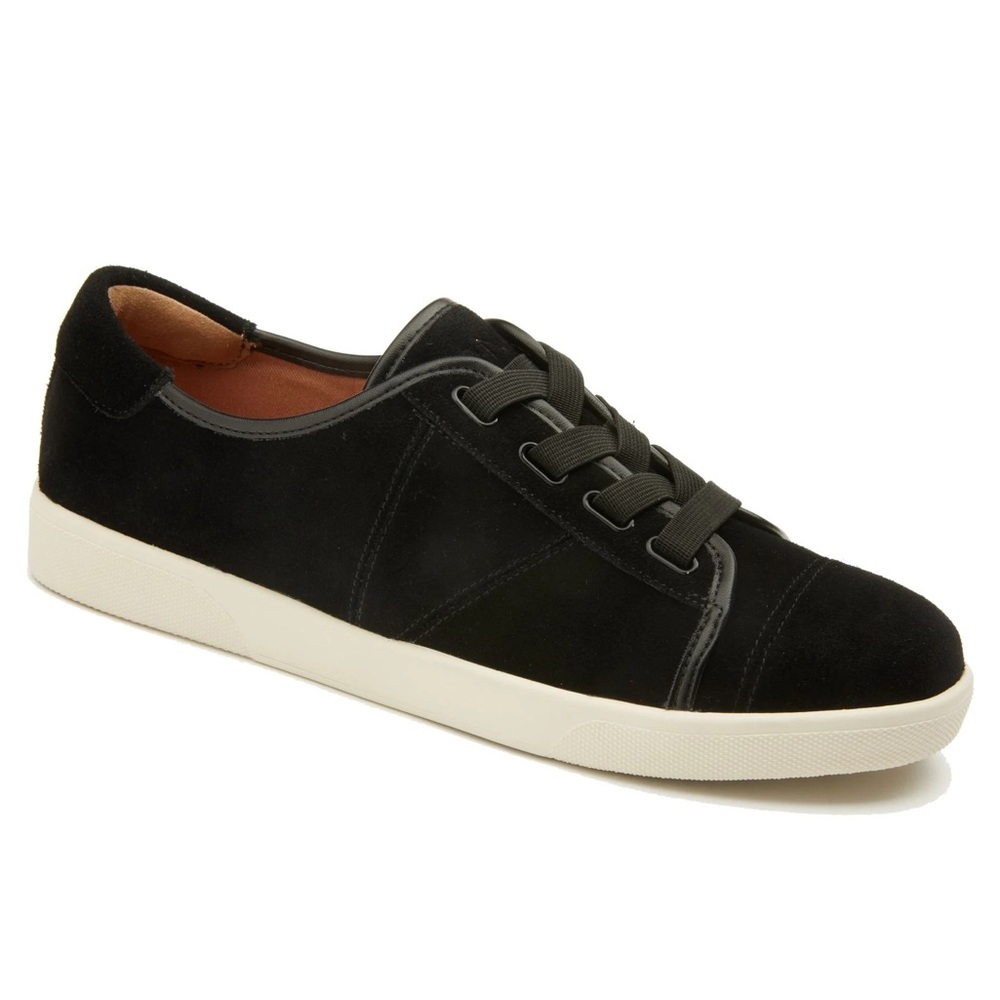 Vionic Black Jean Suede Sneakers